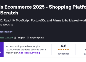 Next.js Ecommerce 2025 - Shopping Platform From Scratch